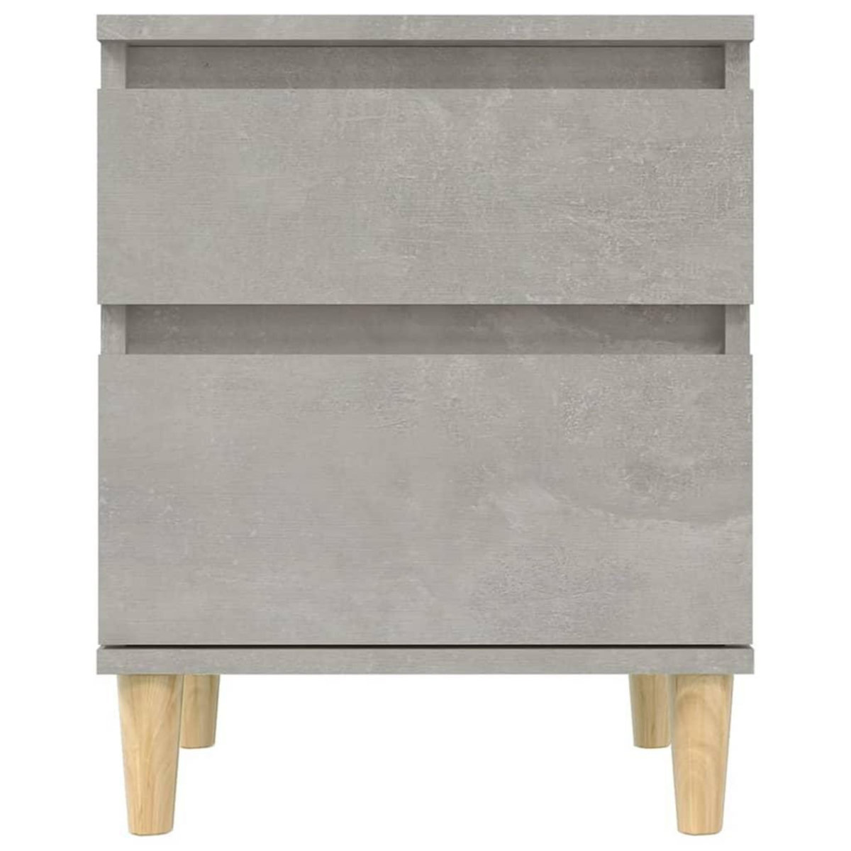 VIDAXL Table de chevet Gris beton 40x35x50 cm