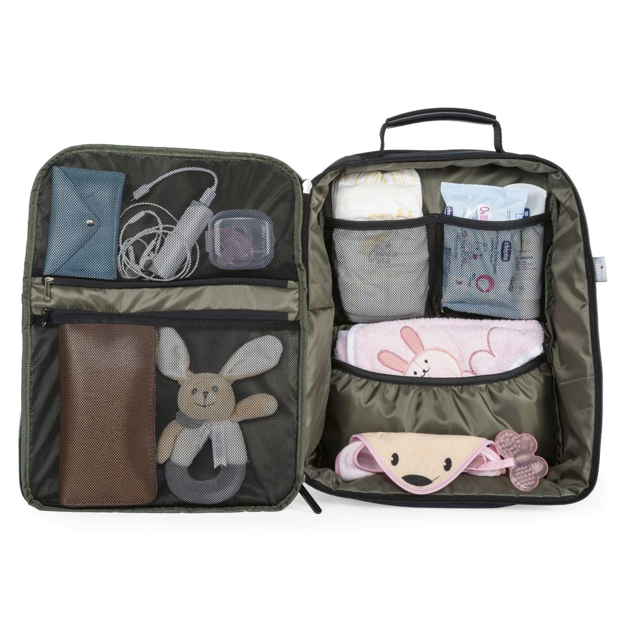 Voir la diapositive 4 : CHICCO Sac à dos à langer Cool grey