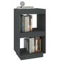 Voir la diapositive 4 : VIDAXL Bibliotheque Gris 40x35x71 cm Bois de pin massif