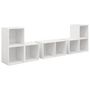 Voir la diapositive 2 : VIDAXL Ensemble de meubles TV 6 pcs Blanc Bois d'ingenierie