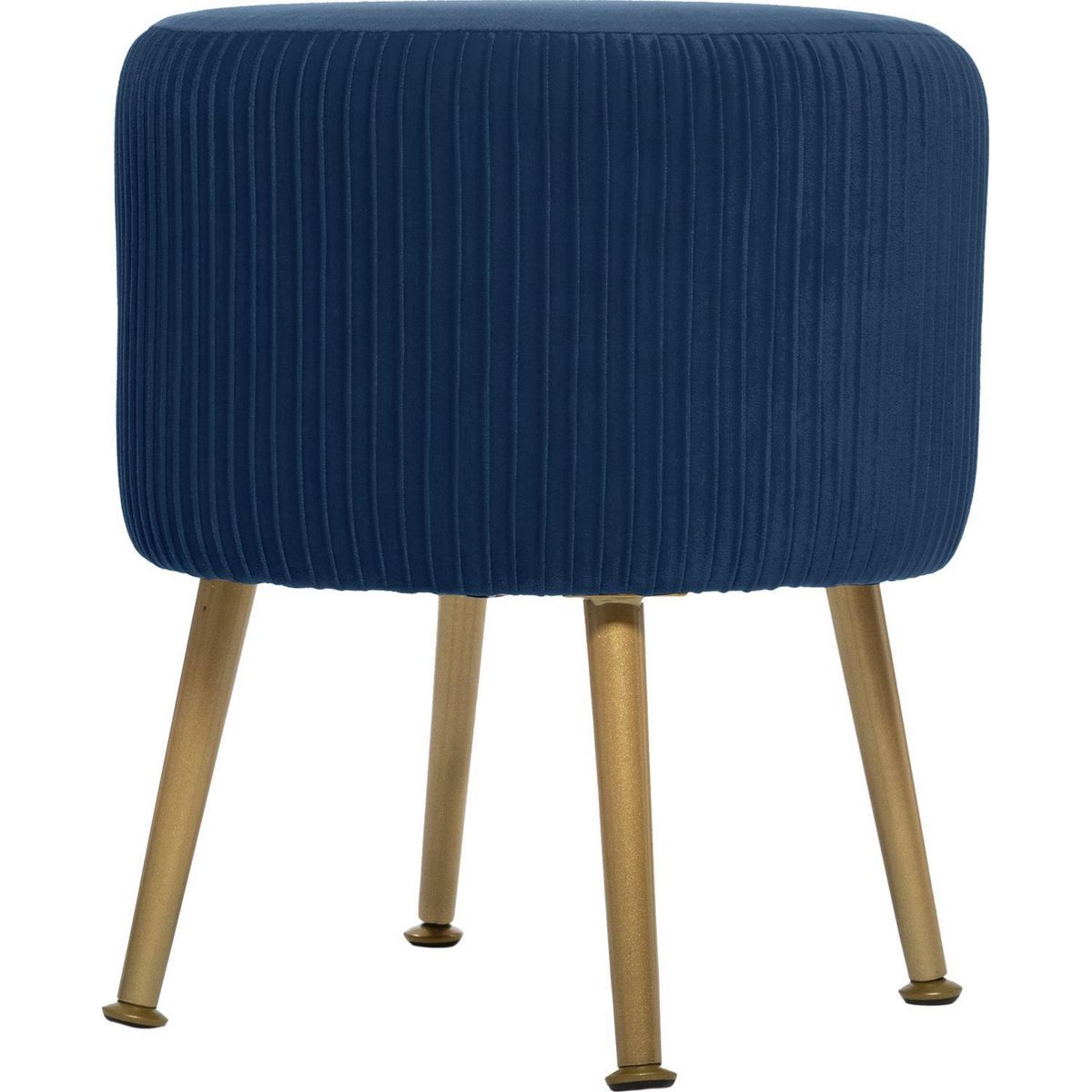 TOILINUX 2 Tabourets design velours Contempo Solaro