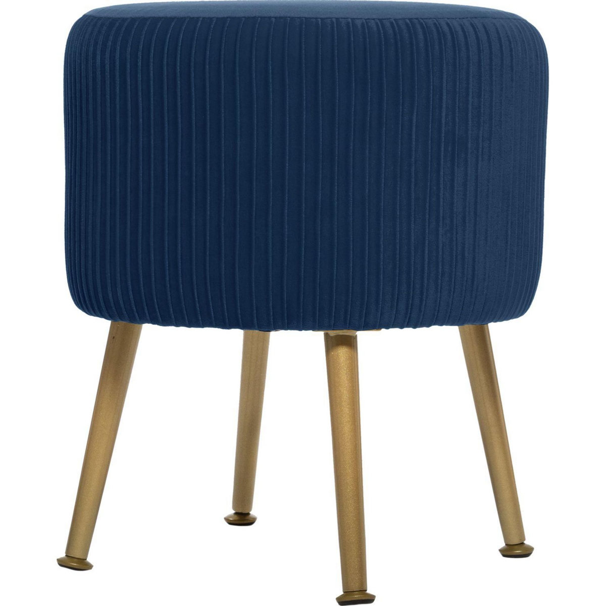 TOILINUX 2 Tabourets design velours Contempo Solaro