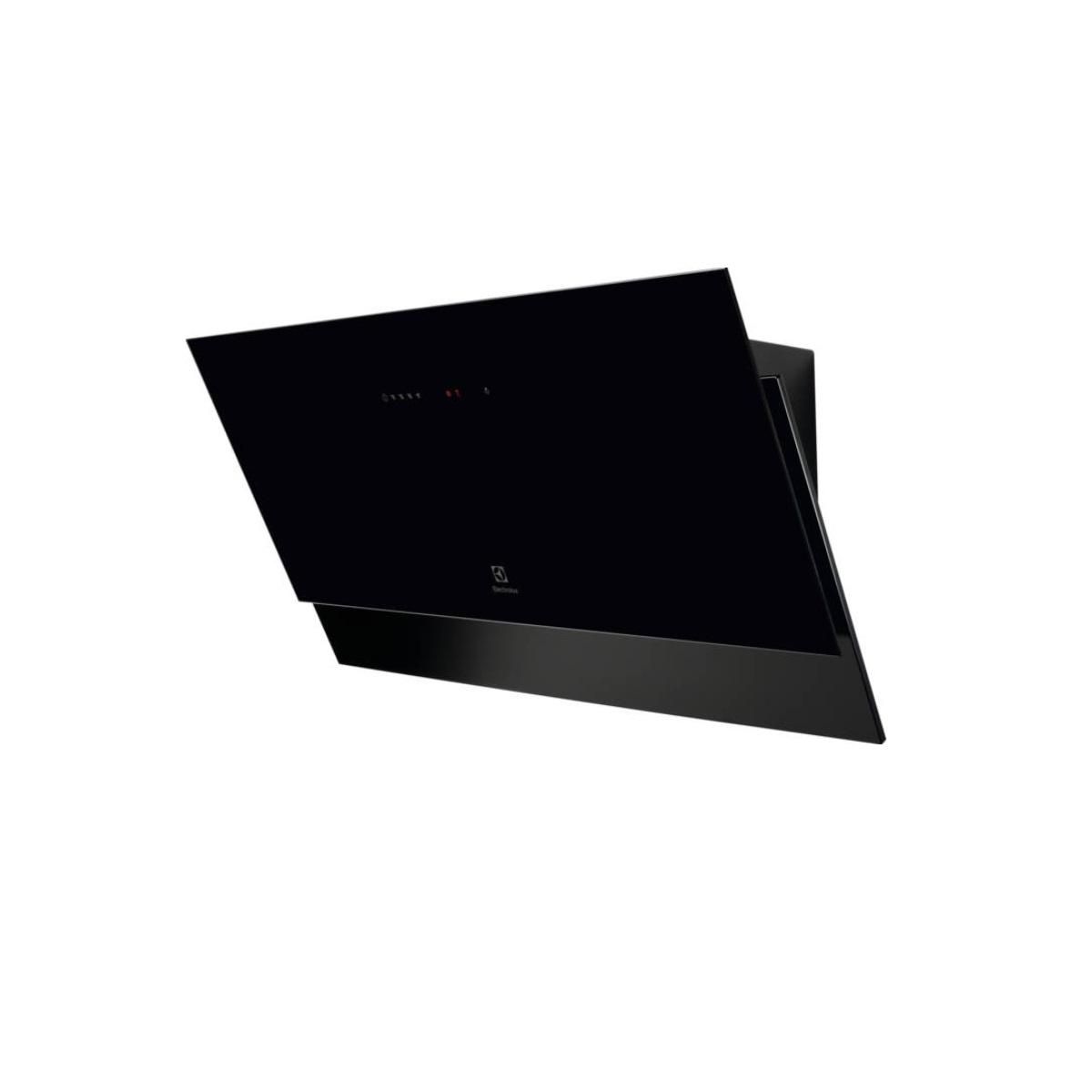ELECTROLUX Hotte décorative inclinée 90cm 460m3/h noir - LFV429K
