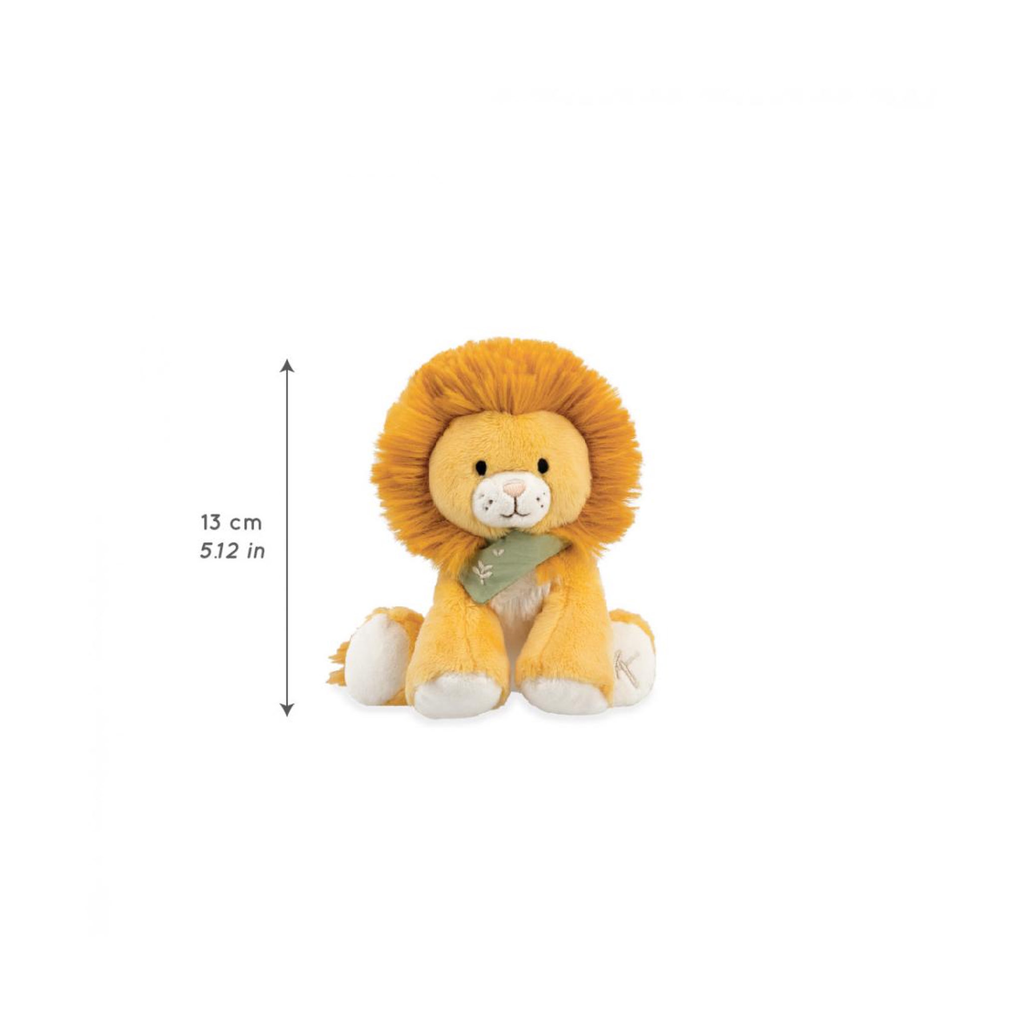 Voir la diapositive 2 : Kaloo Nougat le lion doudou de 13cm