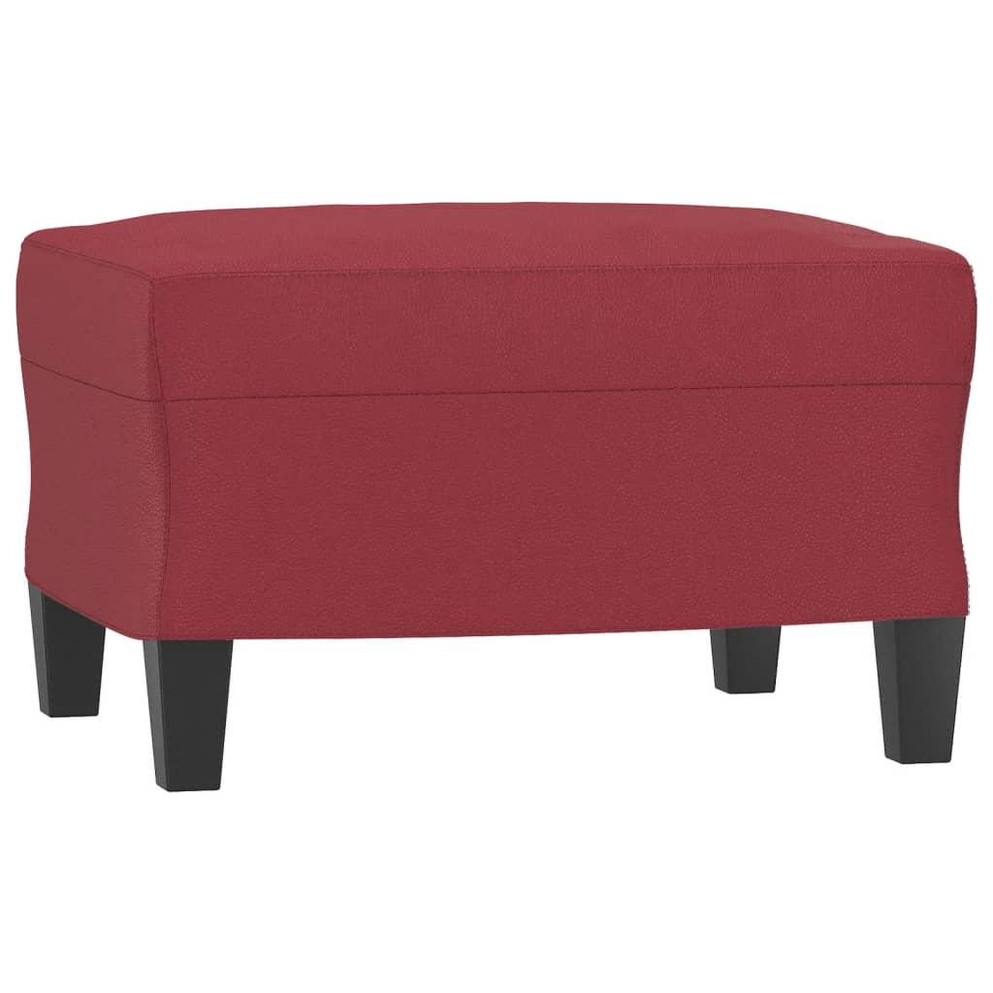 Voir la diapositive 5 : VIDAXL Ensemble de canapes 3 pcs rouge bordeaux similicuir