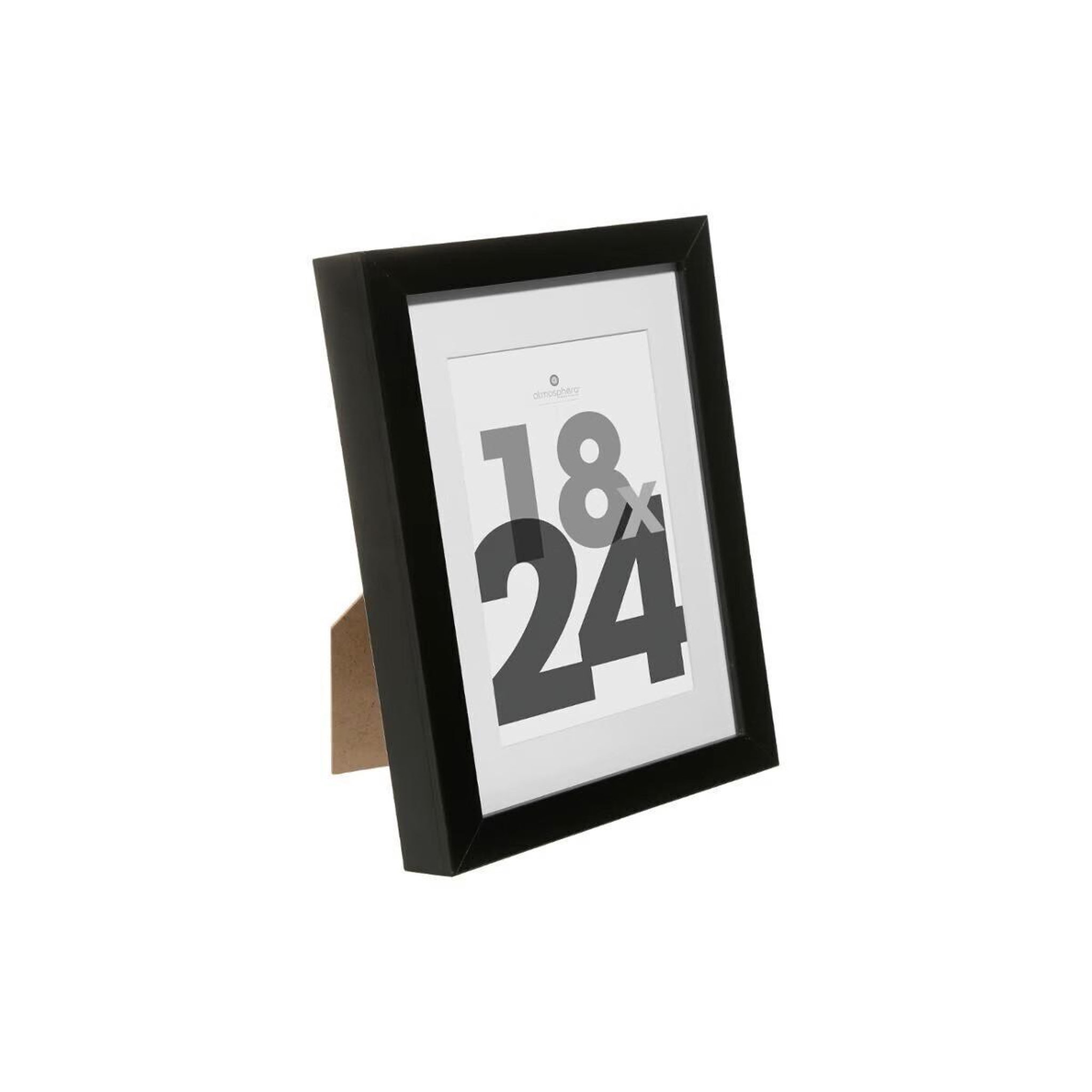 Voir la diapositive 2 : ATMOSPHERA Cadre photo bois  eva  18x24cm noir
