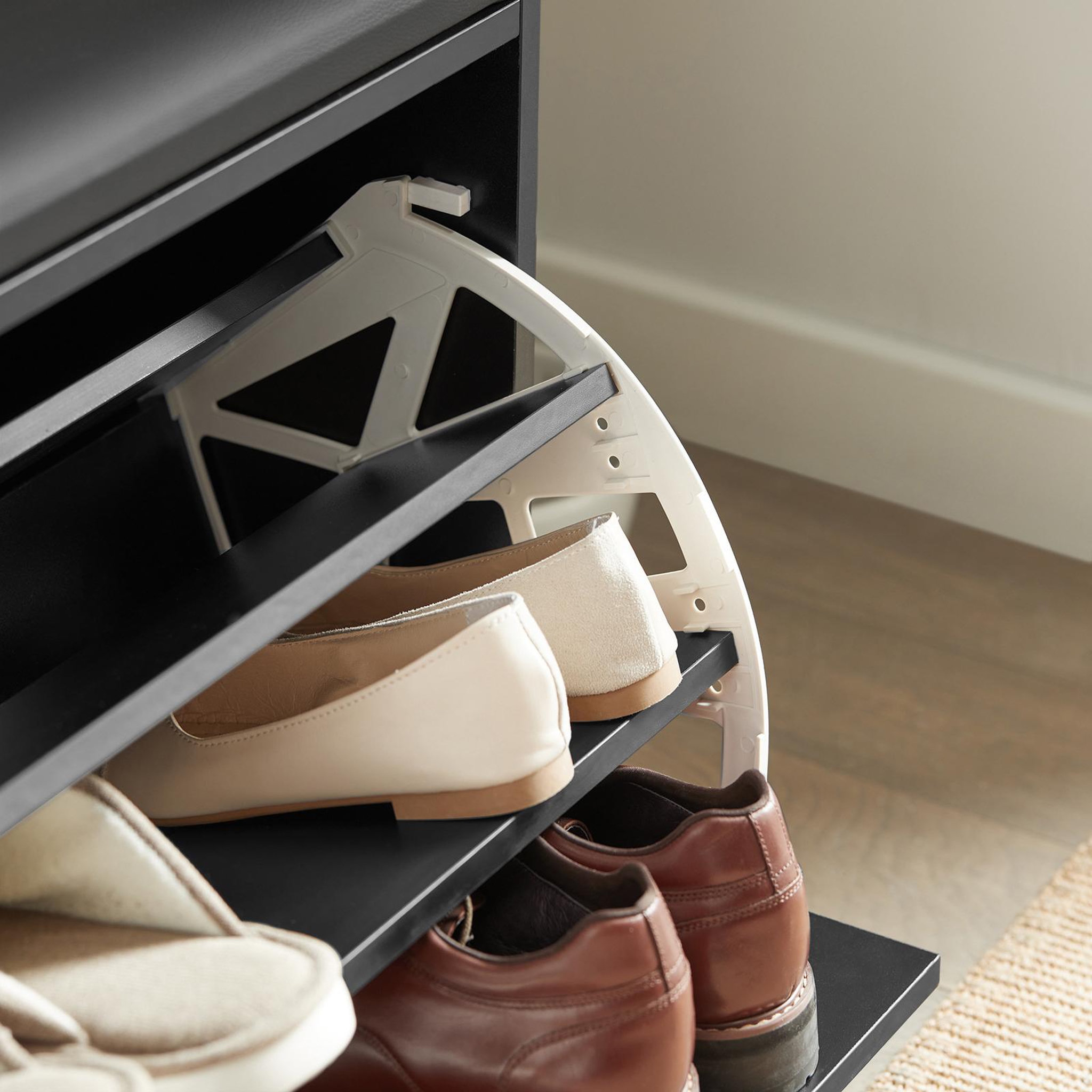 Voir la diapositive 6 : SOBUY SoBuy - Banc de Rangement à Chaussures avec Un Tiroir - Minimaliste - FSR16