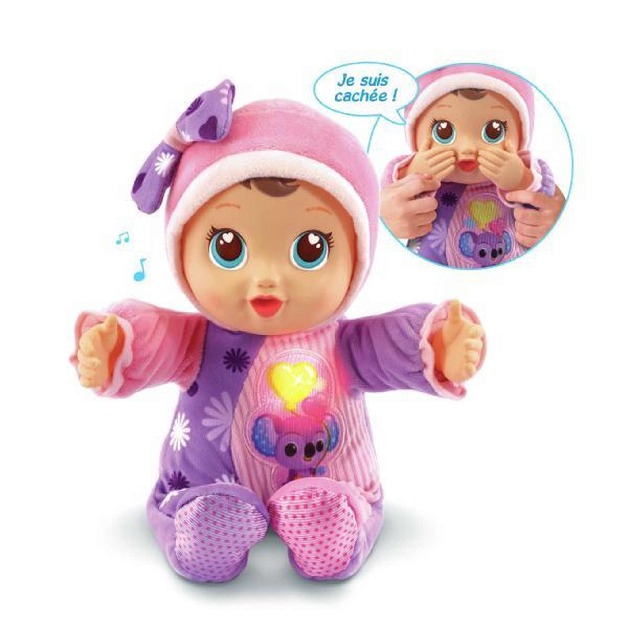 Voir la diapositive 3 : VTECH VTECH - Little Love - Emma Joue a Cache-Cache - Poupée Interactive