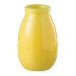 Paris Prix Vase Déco en Verre  Cocoon  28cm Jaune