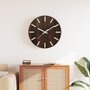 Voir la diapositive 1 : VIDAXL Horloge murale et echelles et aiguilles lumineuses marron Ø30cm