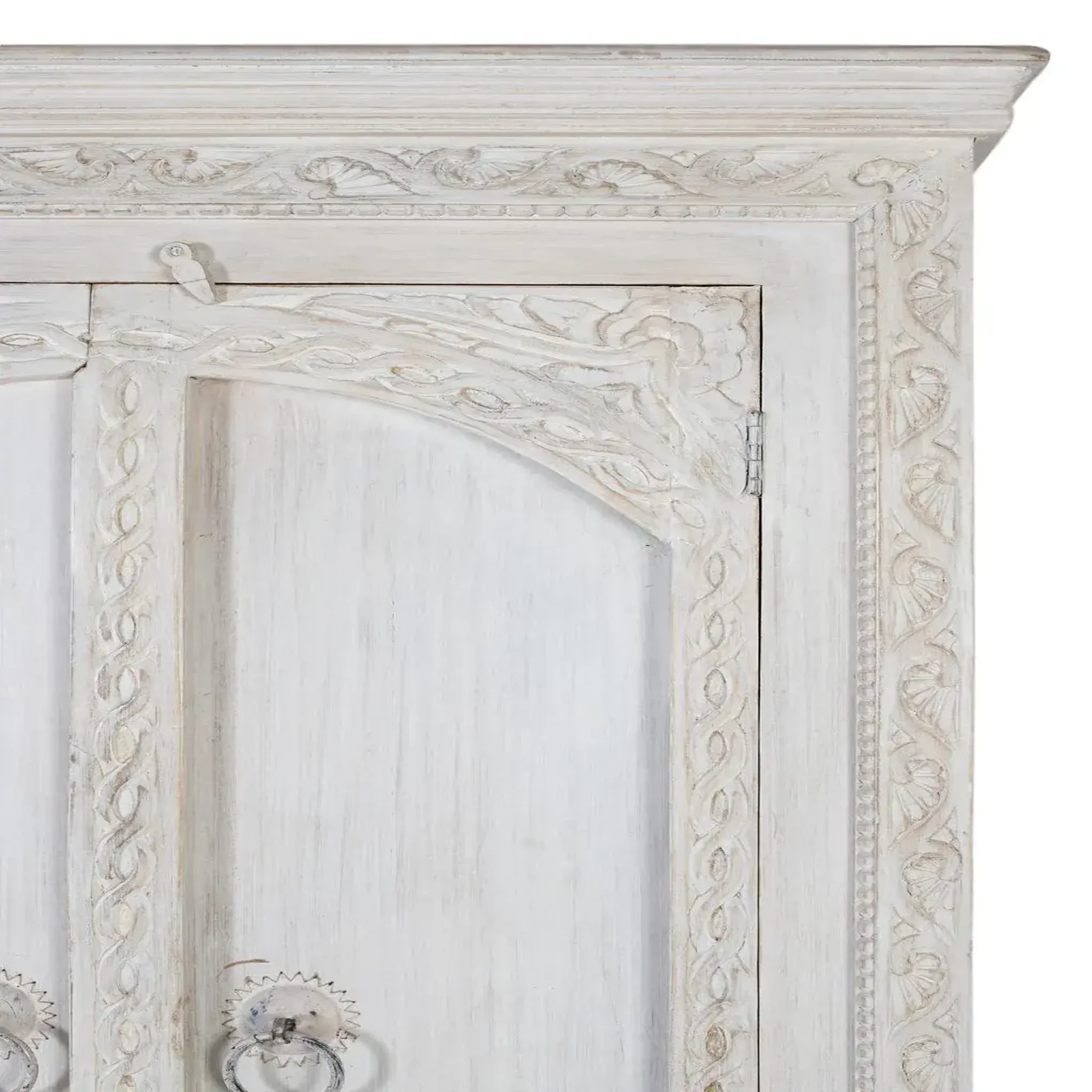 Voir la diapositive 2 : GINER Y COLOMER SL Armoire en bois de manguier 101cm style méditerranéen moderne