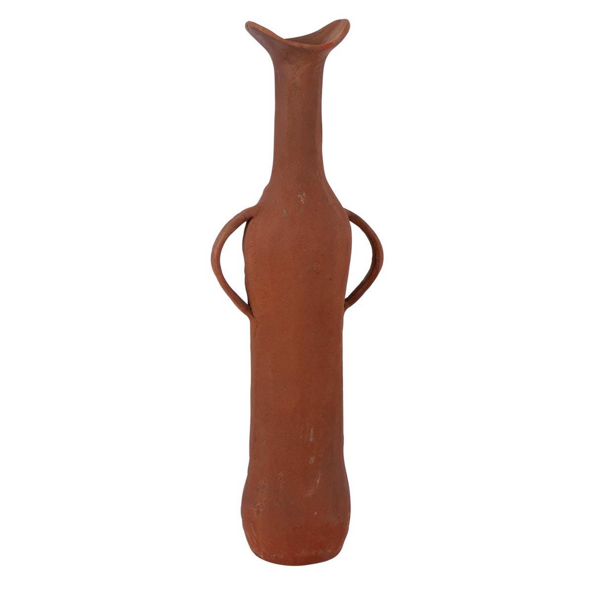 J-LINE Vase déco avec anses  automn  49cm terracotta