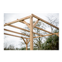 Voir la diapositive 6 : Hisense Pergola en bois thermo chauffé 8.88 m² sans couverture - th3030