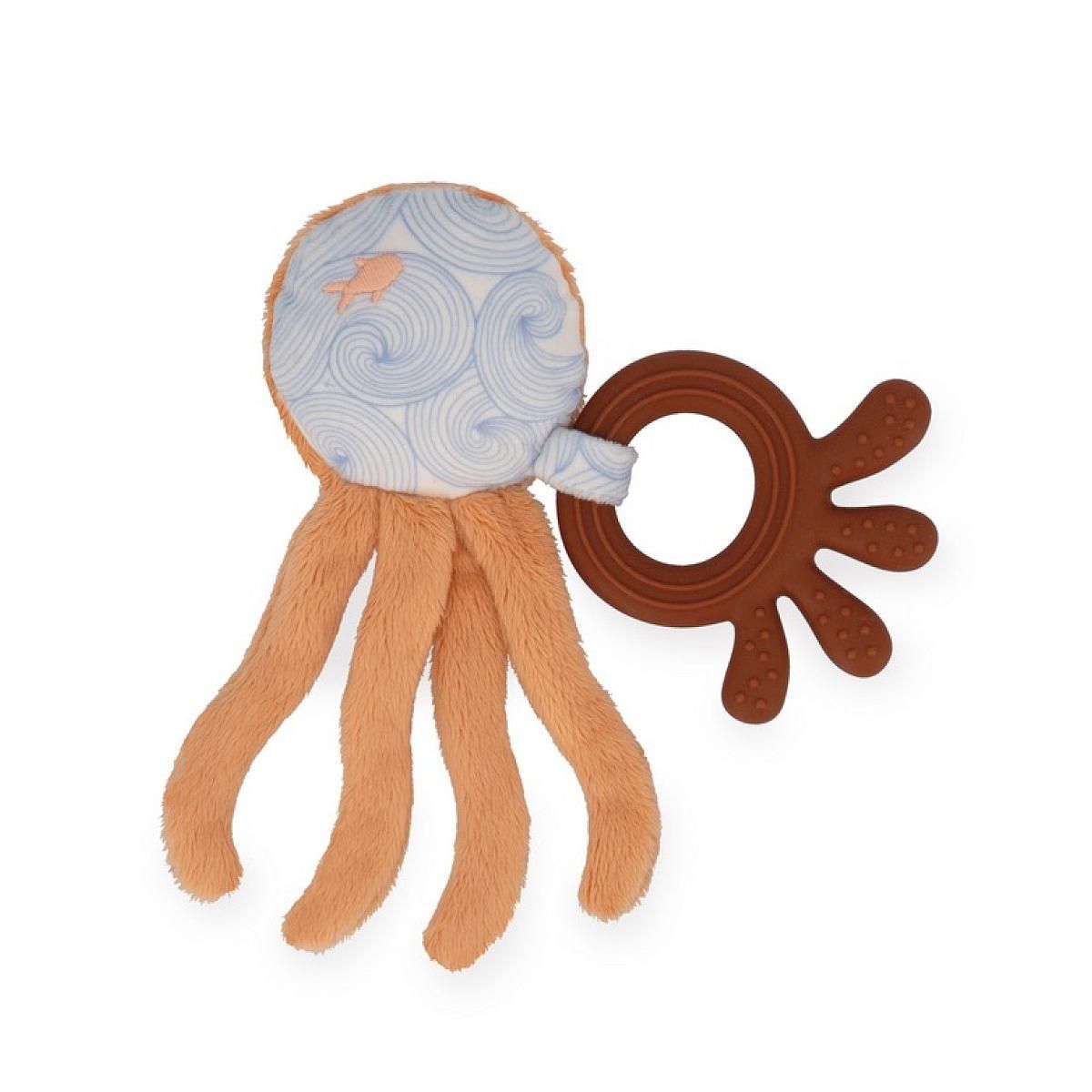 Kaloo Anneau de Dentition en Silicone - Poulpe Doux et Amusant pour Bébé