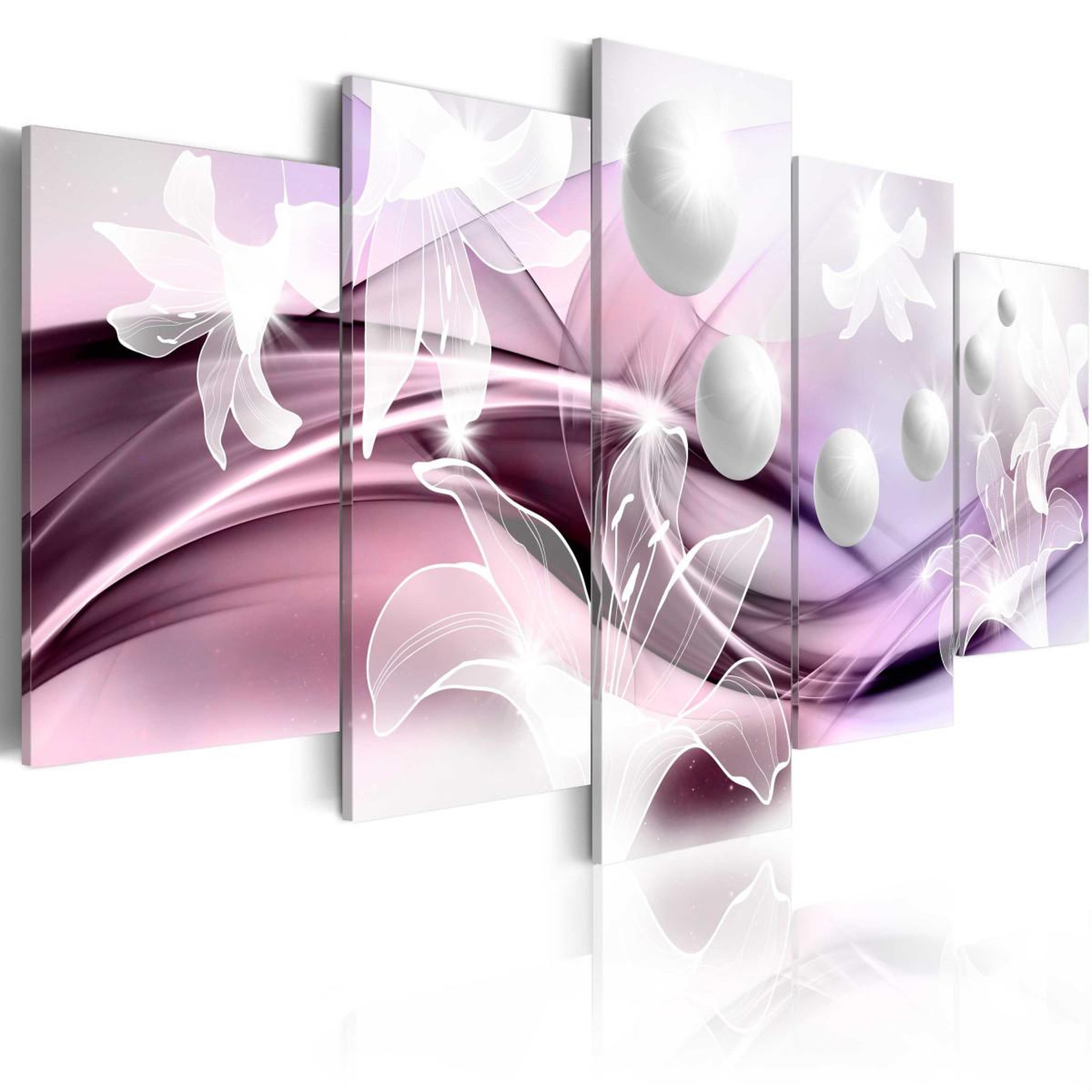Paris Prix Tableau imprimé  a fantasy of lilies. Coloris disponibles : Multicolore
