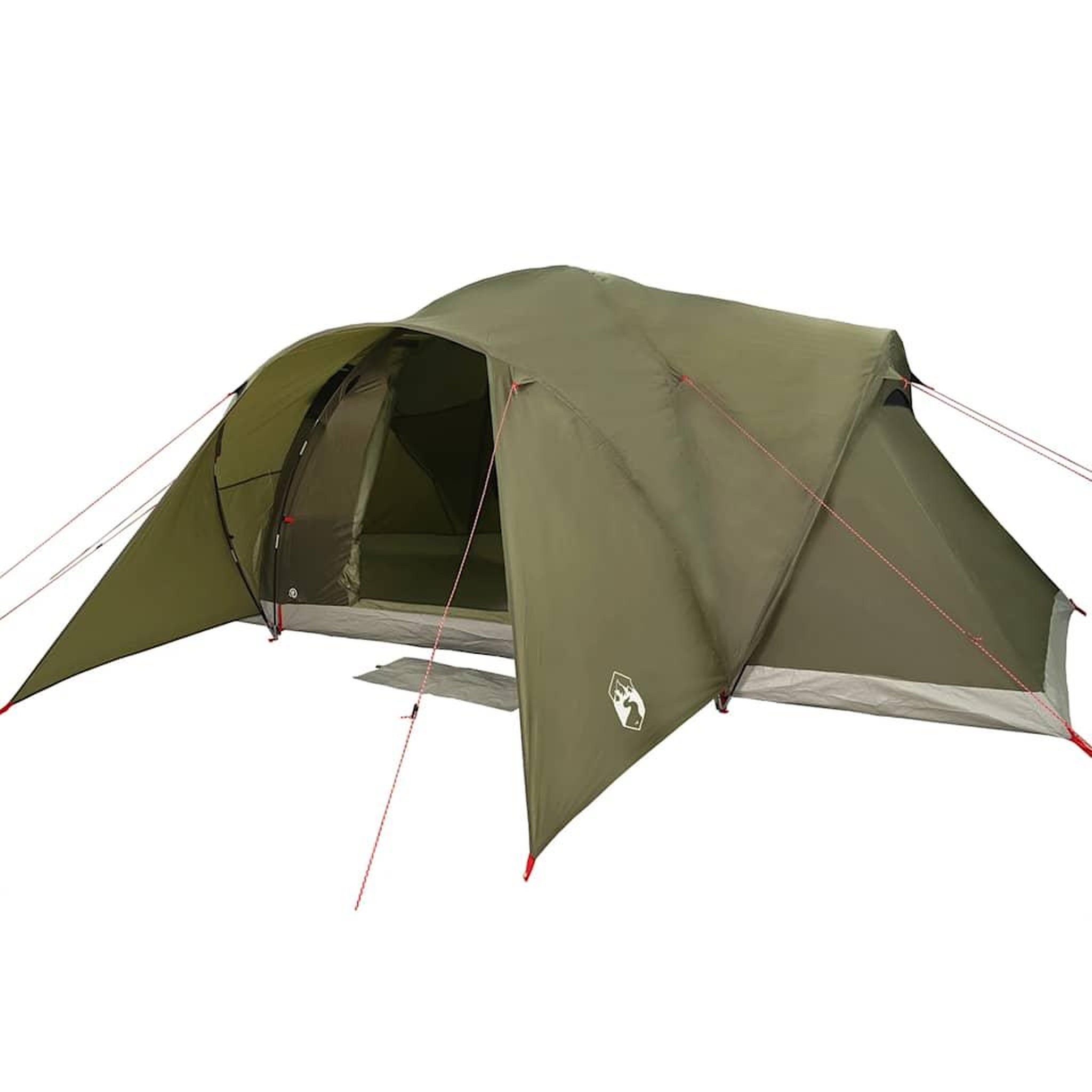 Voir la diapositive 4 : VIDAXL Tente familiale a dome 6 personnes vert olive impermeable