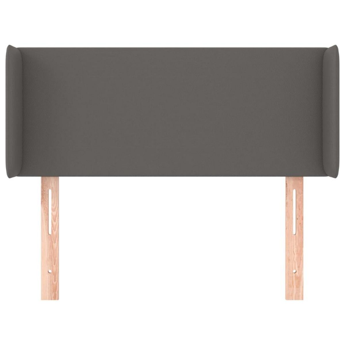 VIDAXL Tete de lit avec oreilles Gris 83x16x78/88 cm Similicuir