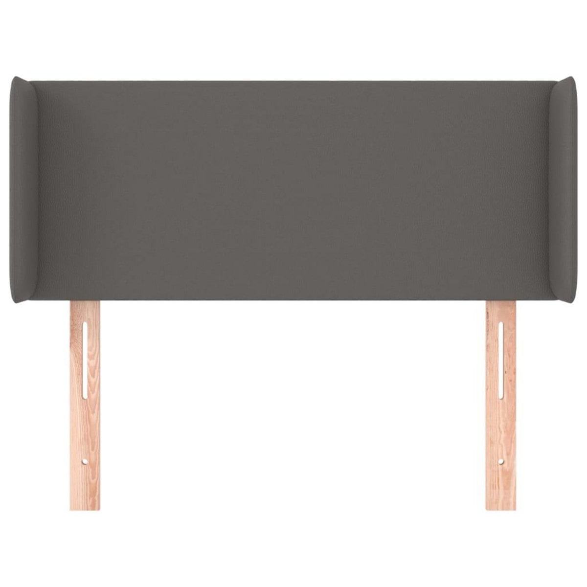 VIDAXL Tete de lit avec oreilles Gris 83x16x78/88 cm Similicuir