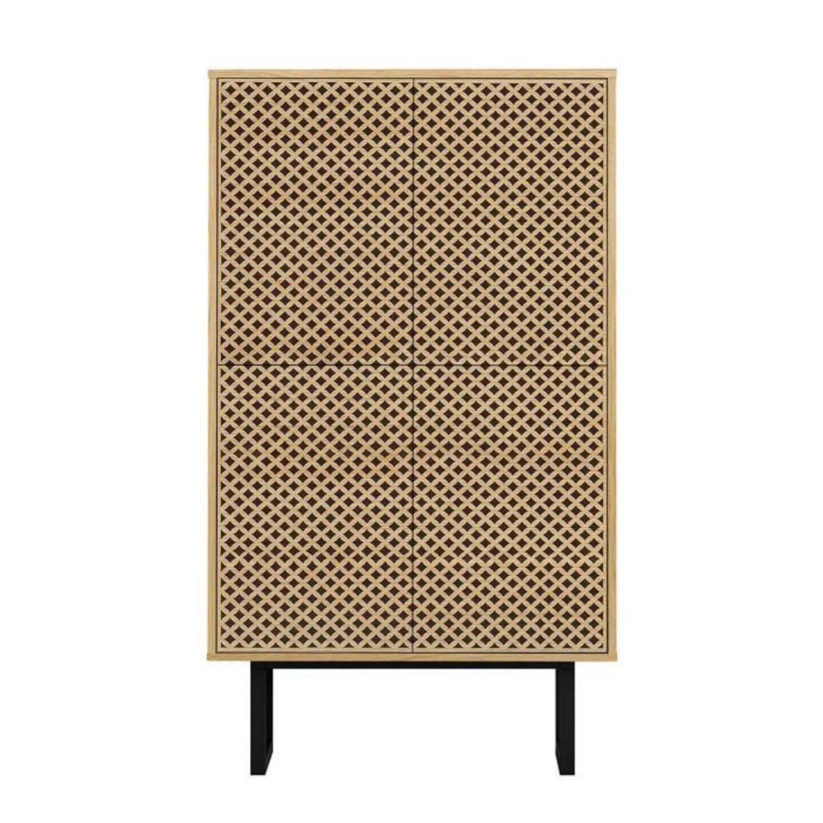 Paris Prix Commode en Bois Diamant  Camden  140cm Naturel