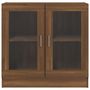 Voir la diapositive 3 : VIDAXL Armoire a vitrine Chene marron 82,5x30,5x80cm Bois d'ingenierie