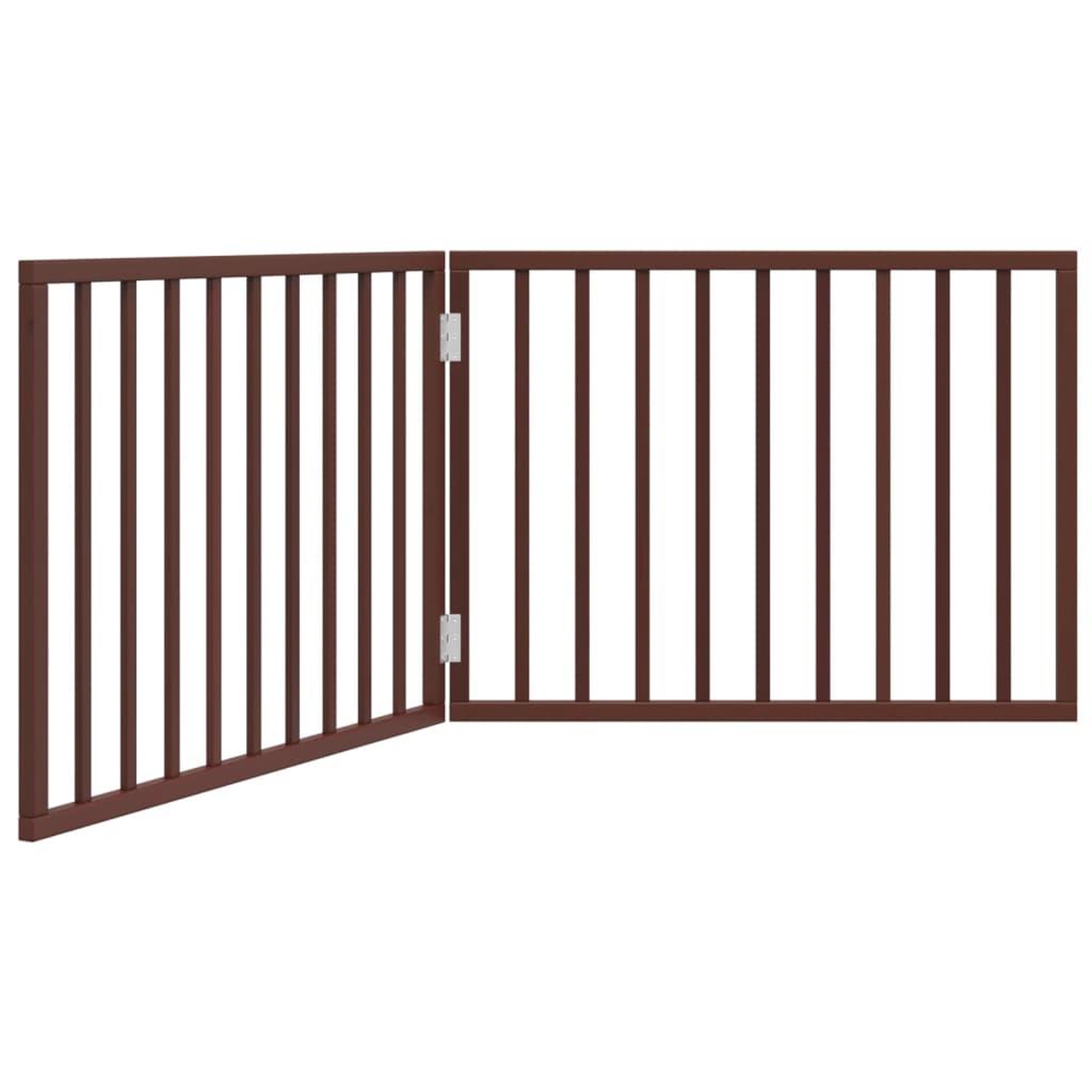 Voir la diapositive 2 : VIDAXL Barriere pour chien pliable 2 panneaux 160 cm bois de peuplier