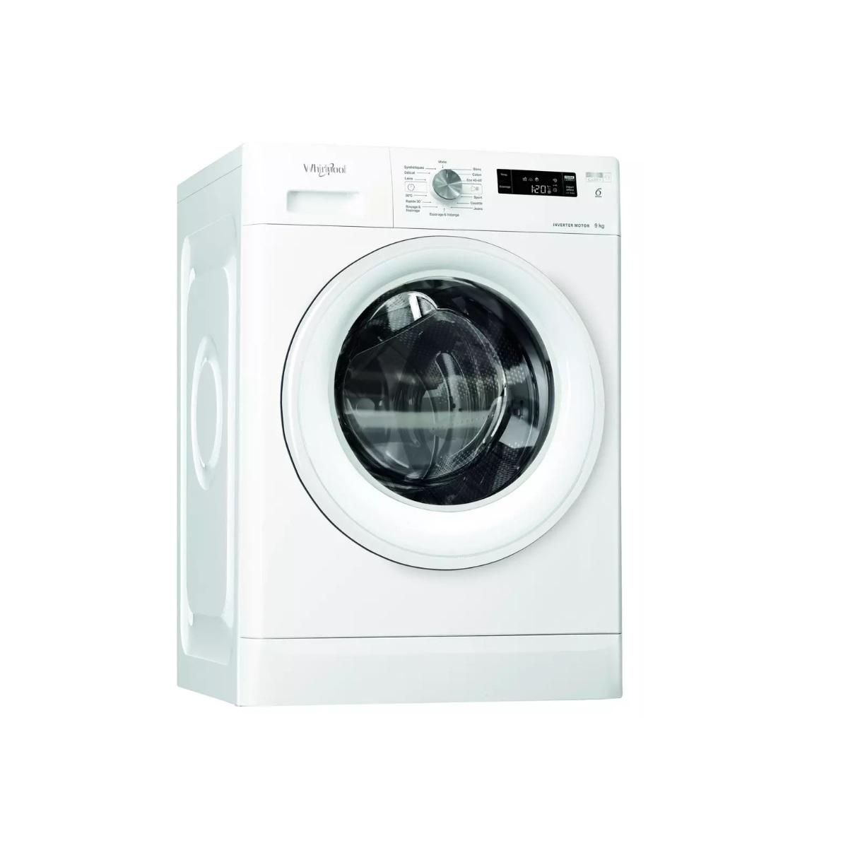 Whirlpool Lave-linge hublot 9kg 1200 tours/min blanc - FFSPL9269WFR