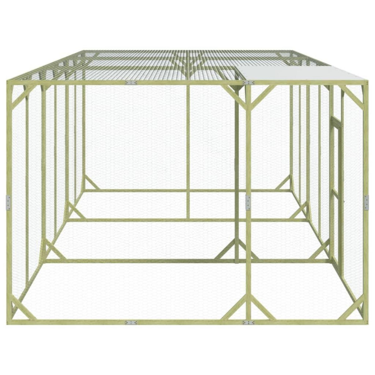 VIDAXL Poulailler 600x300x200 cm Bois de pin massif impregne