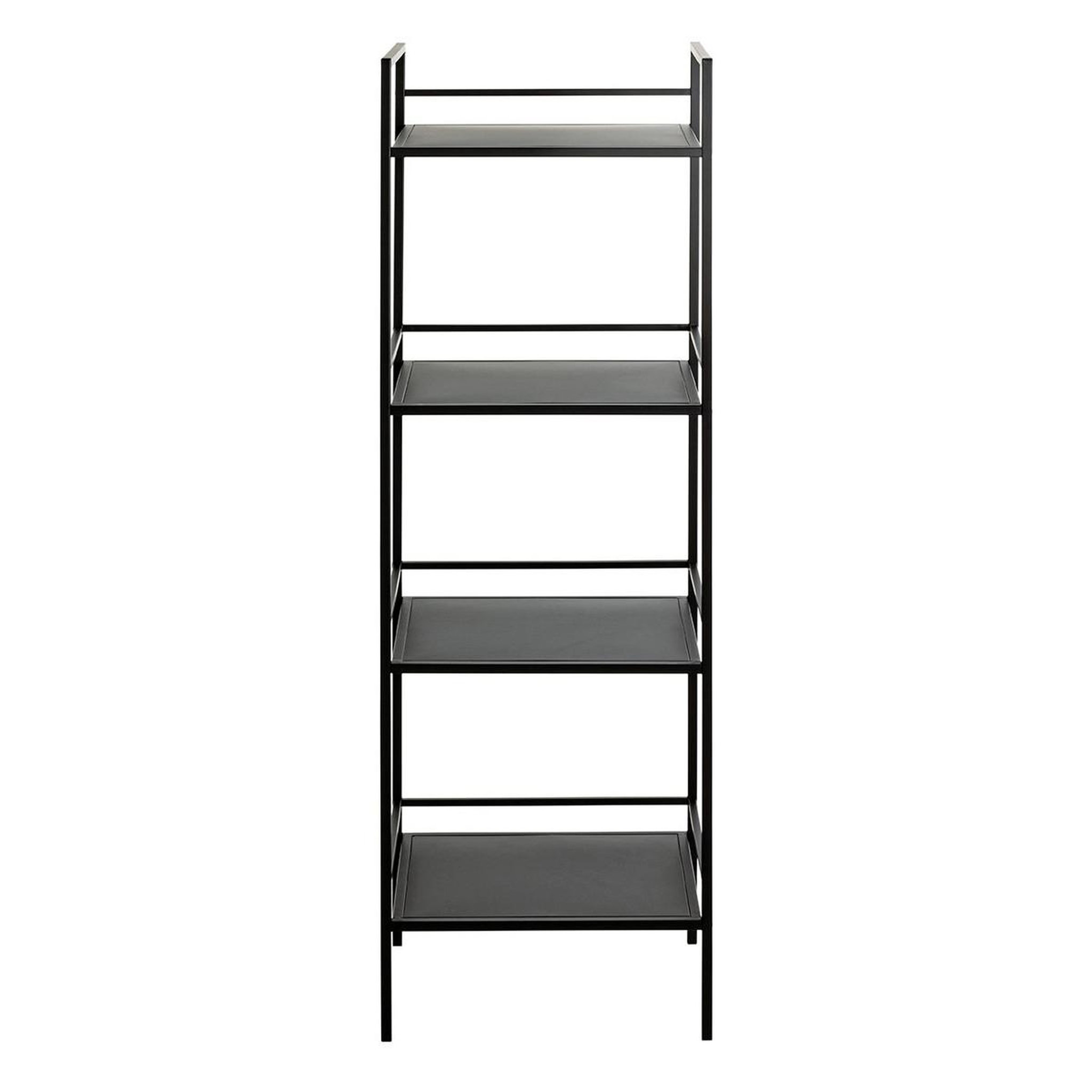 Voir la diapositive 2 : Paris Prix Étagère design 4 niveaux  annie  128cm noir