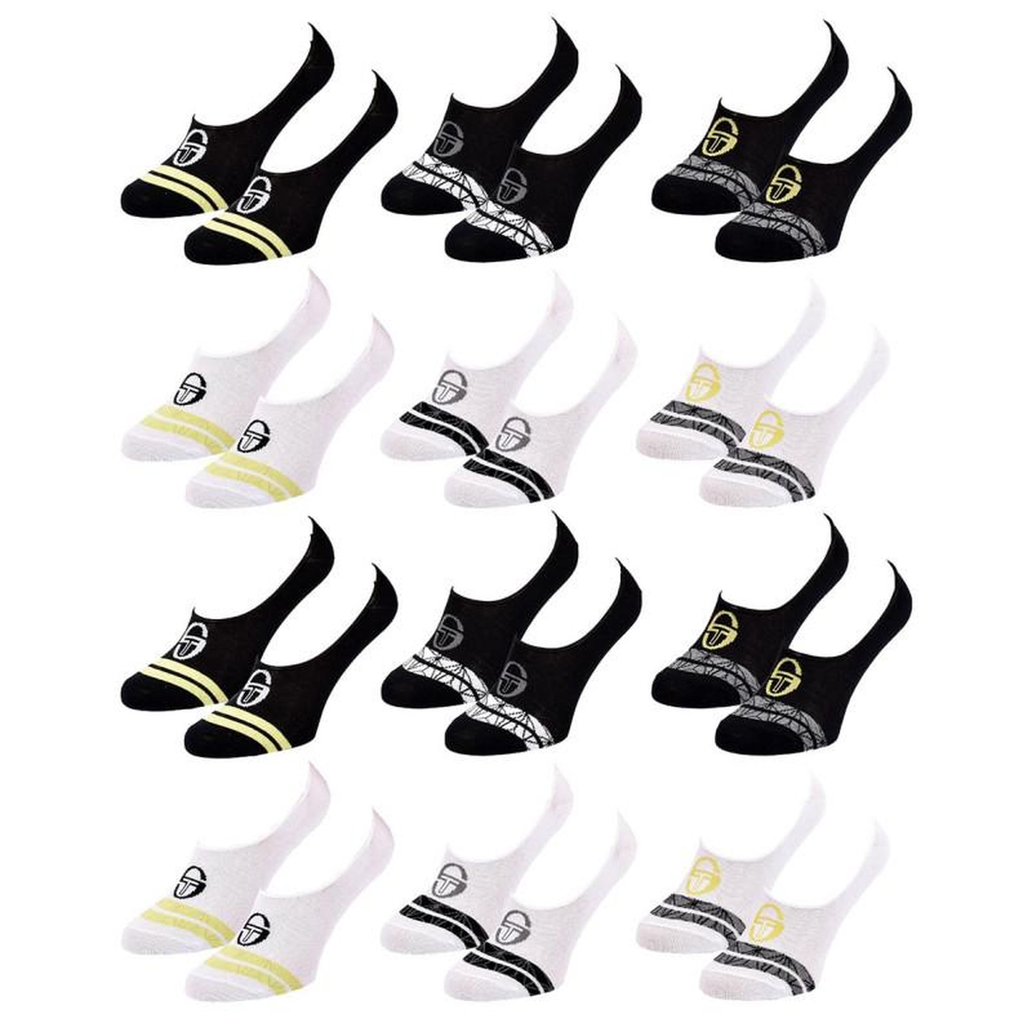 Voir la diapositive 2 : SERGIO TACCHINI Chaussettes Homme FOOTIES SERGIO TACCHINI