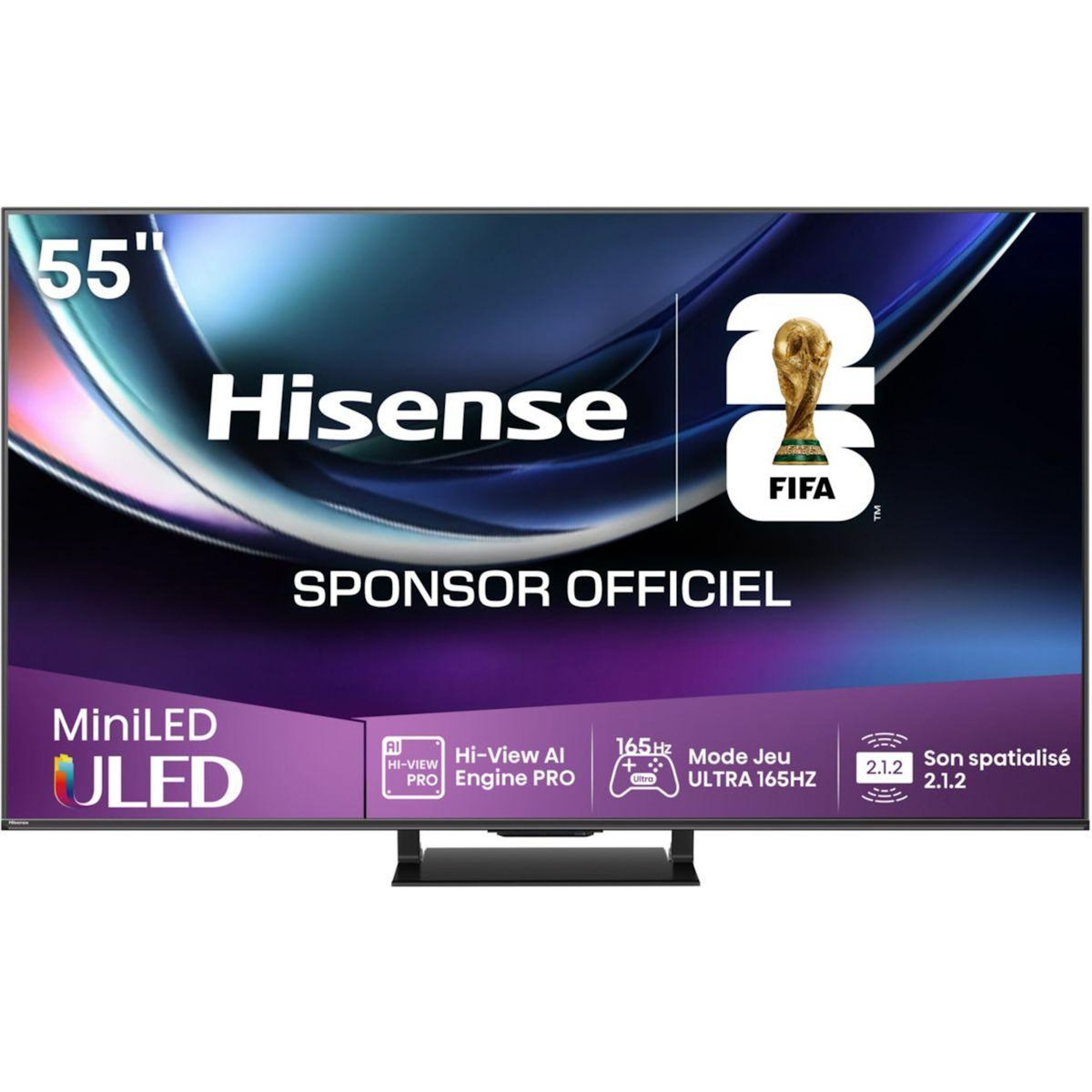 Hisense TV Mini Led 55U7Q PRO 2025 (139cm)