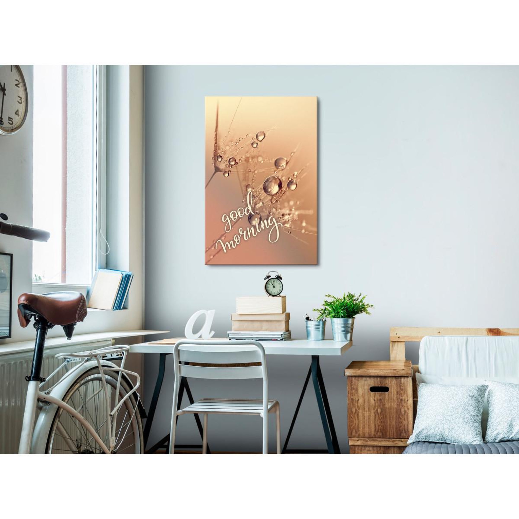 Voir la diapositive 2 : Paris Prix Tableau Imprimé  Good Morning