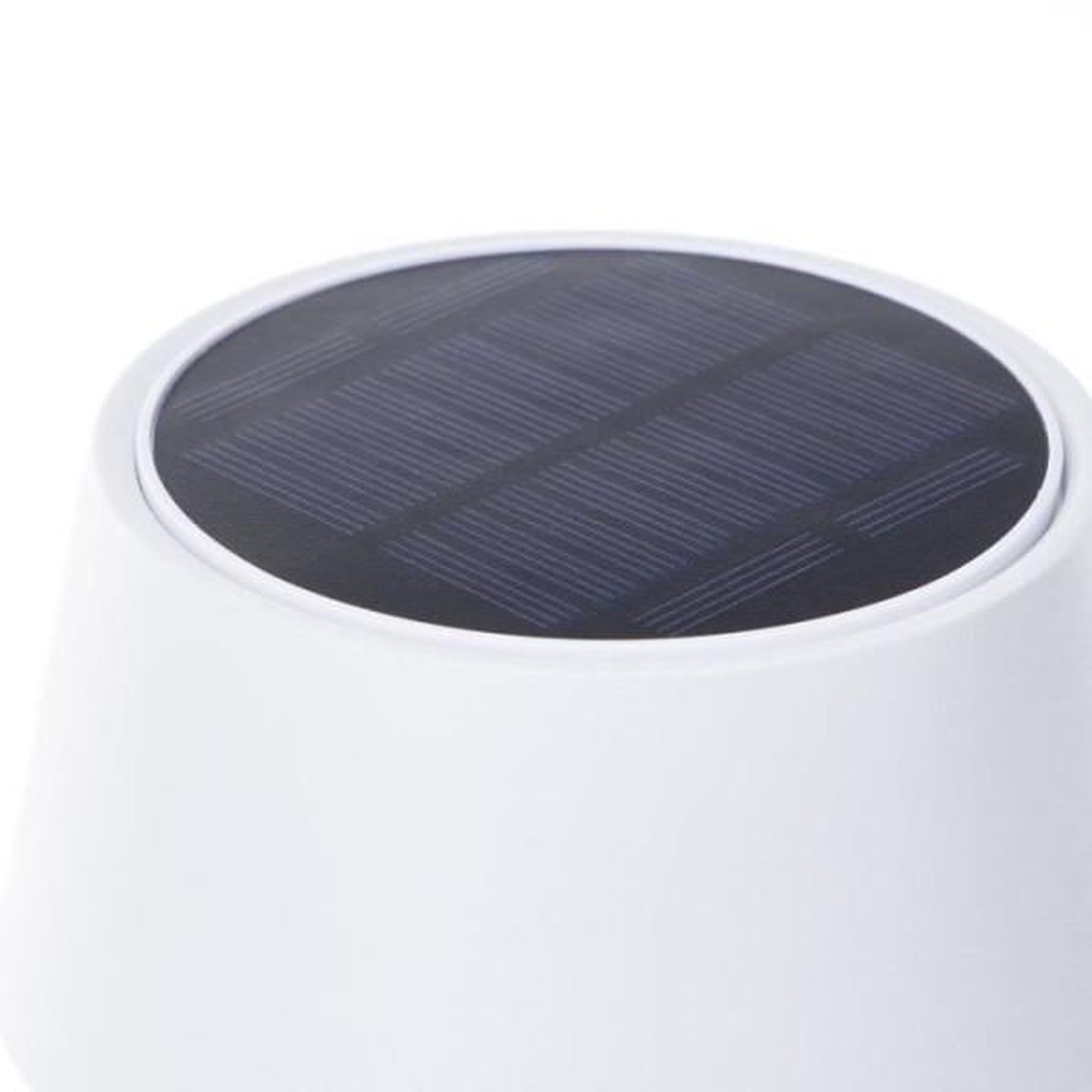 Voir la diapositive 2 : BRILLIANT Lampe de table d'extérieur - BRILLIANT - PICCO - LED et solaire - Métal et plastique - 5 W - Blanc