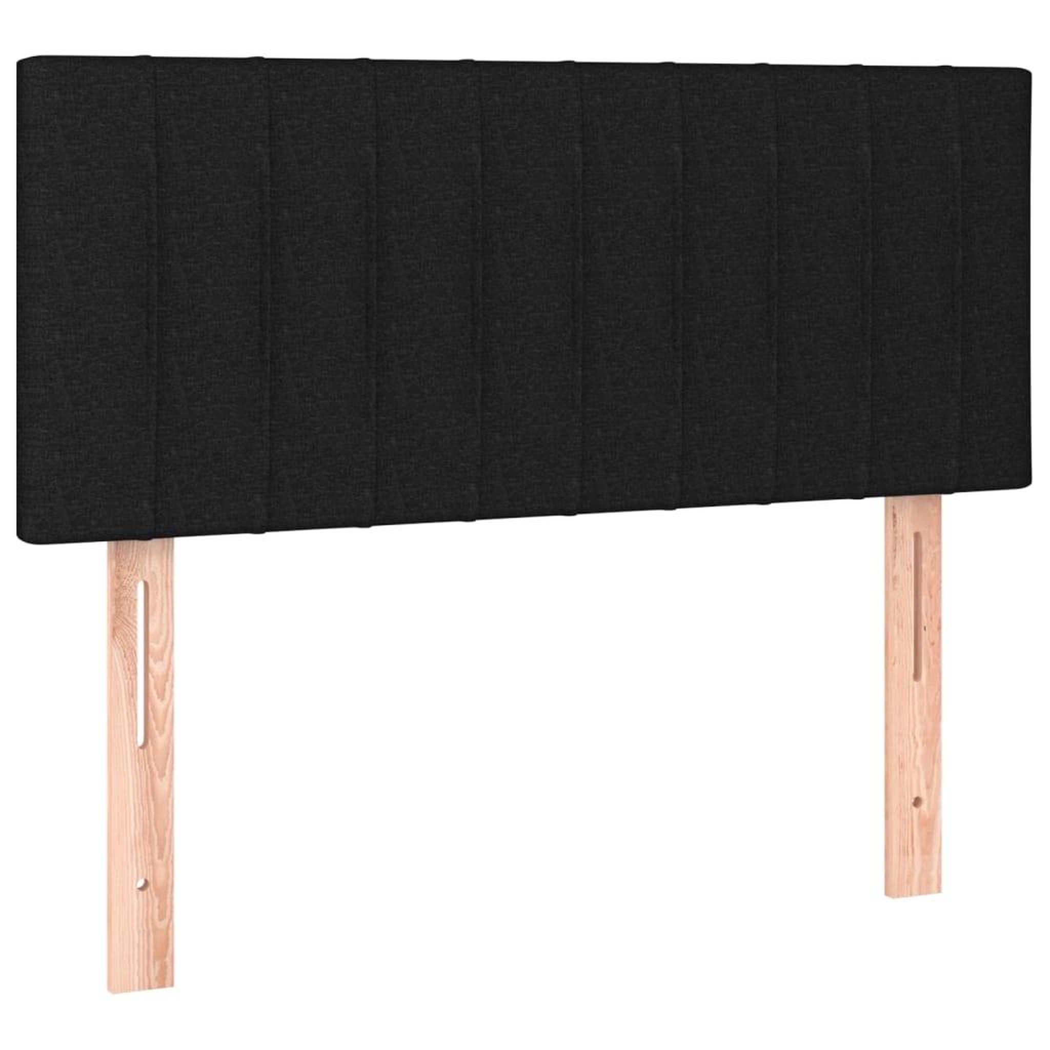 Voir la diapositive 4 : VIDAXL Tete de lit a LED Noir 90x5x78/88 cm Tissu