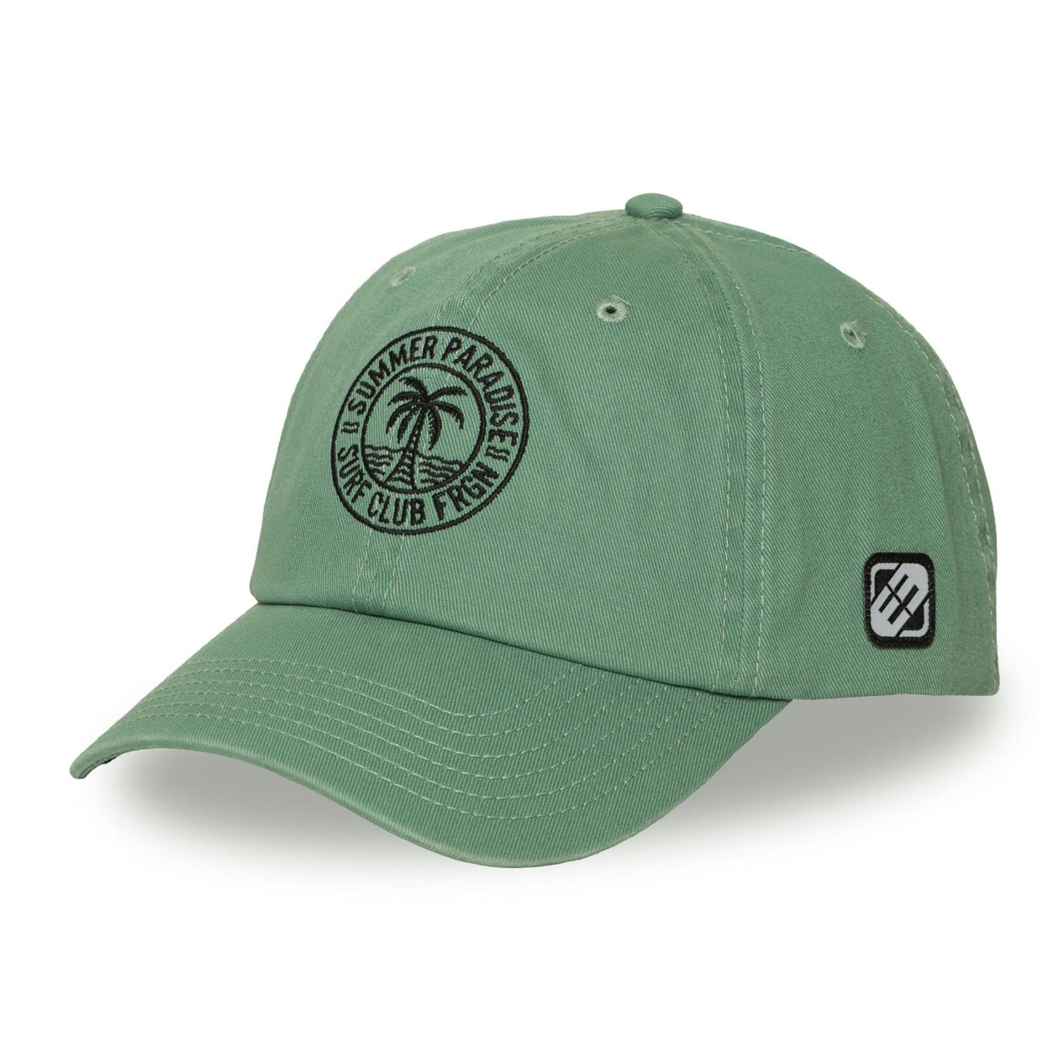 FREEGUN Casquette dad cap en coton avec broderie surf club. Coloris disponibles : Vert