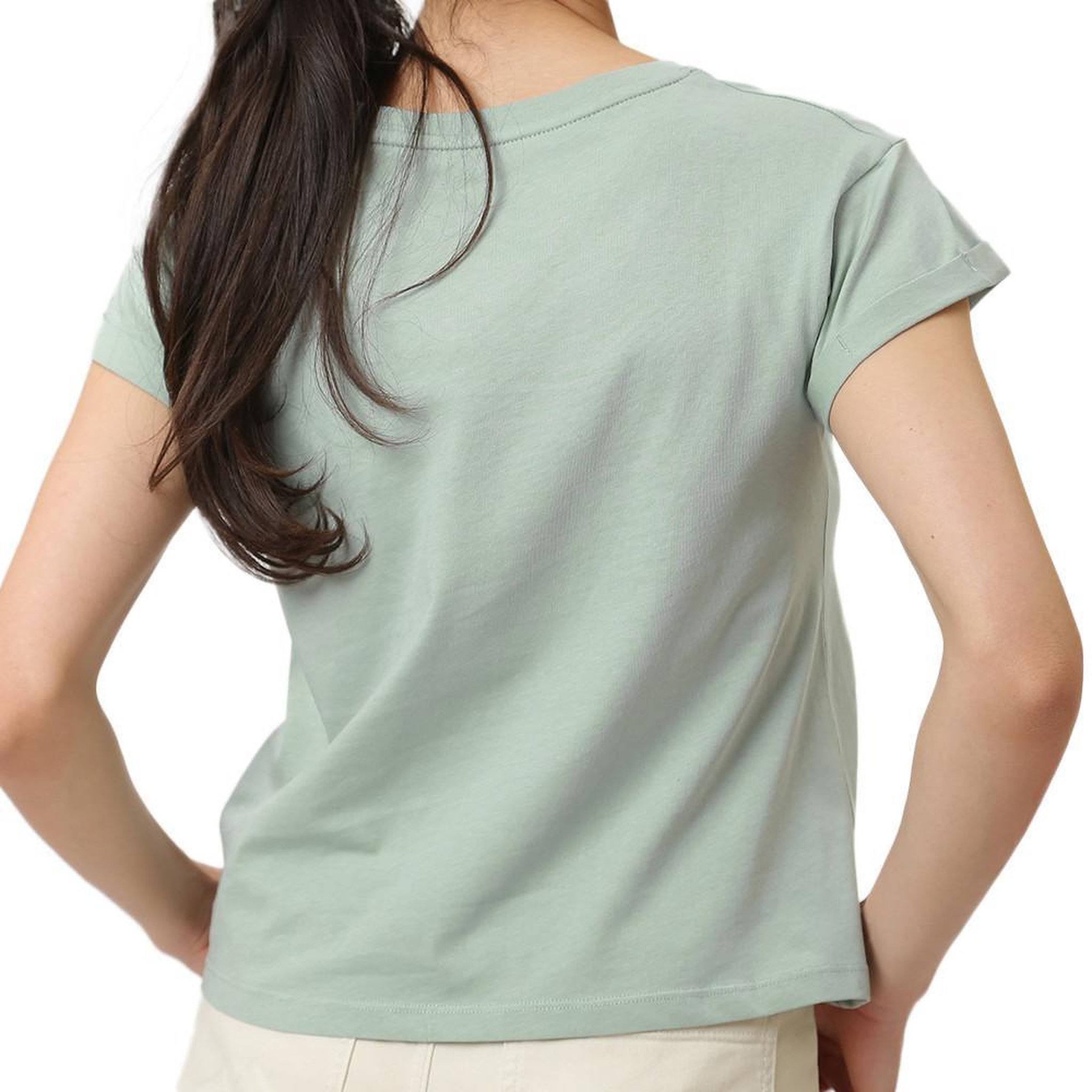 Voir la diapositive 2 : Pepe Jeans T-shirt Vert Femme Pepe jeans Hannon
