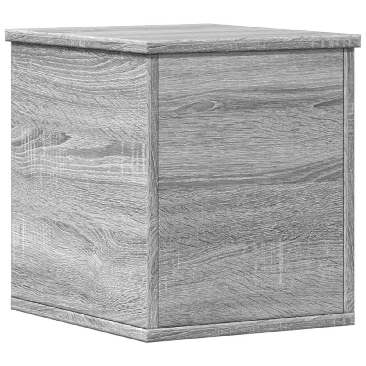 VIDAXL Boîte de rangement sonoma gris 30x35x35 cm bois d'ingenierie