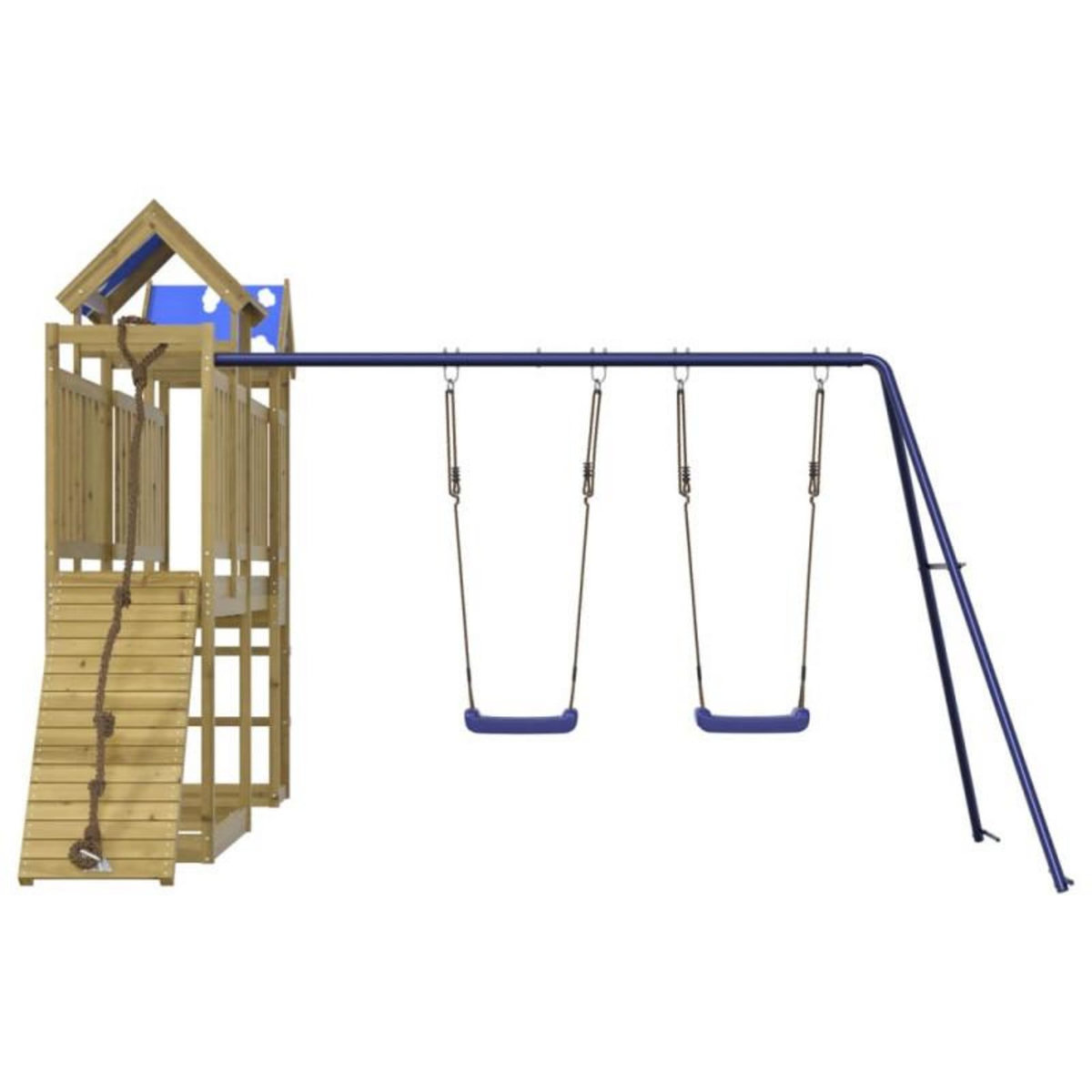 VIDAXL Aire de jeux d extérieur bois de pin imprégné