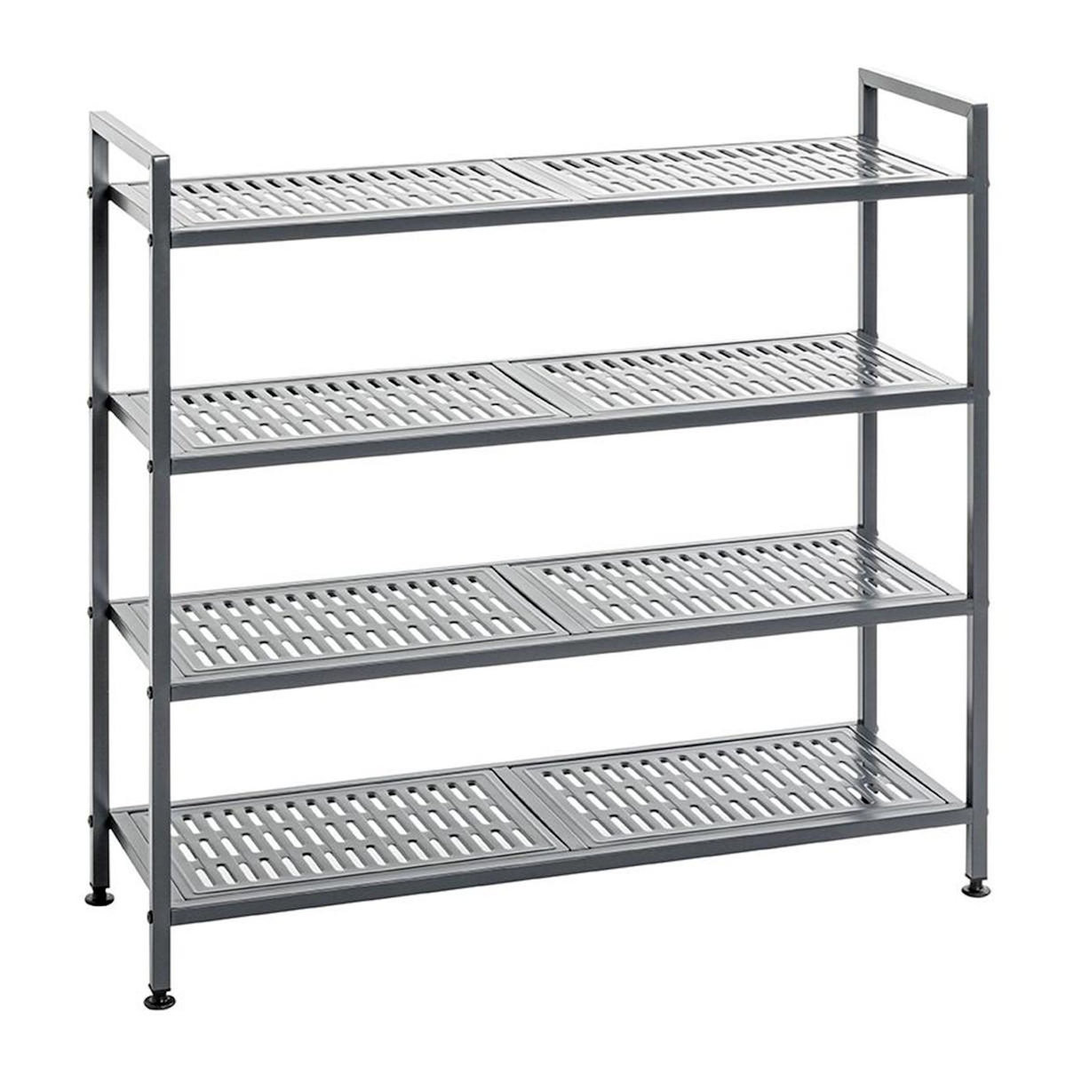 Paris Prix Étagère à Chaussures 4 Niveaux  Arthur  73cm Anthracite