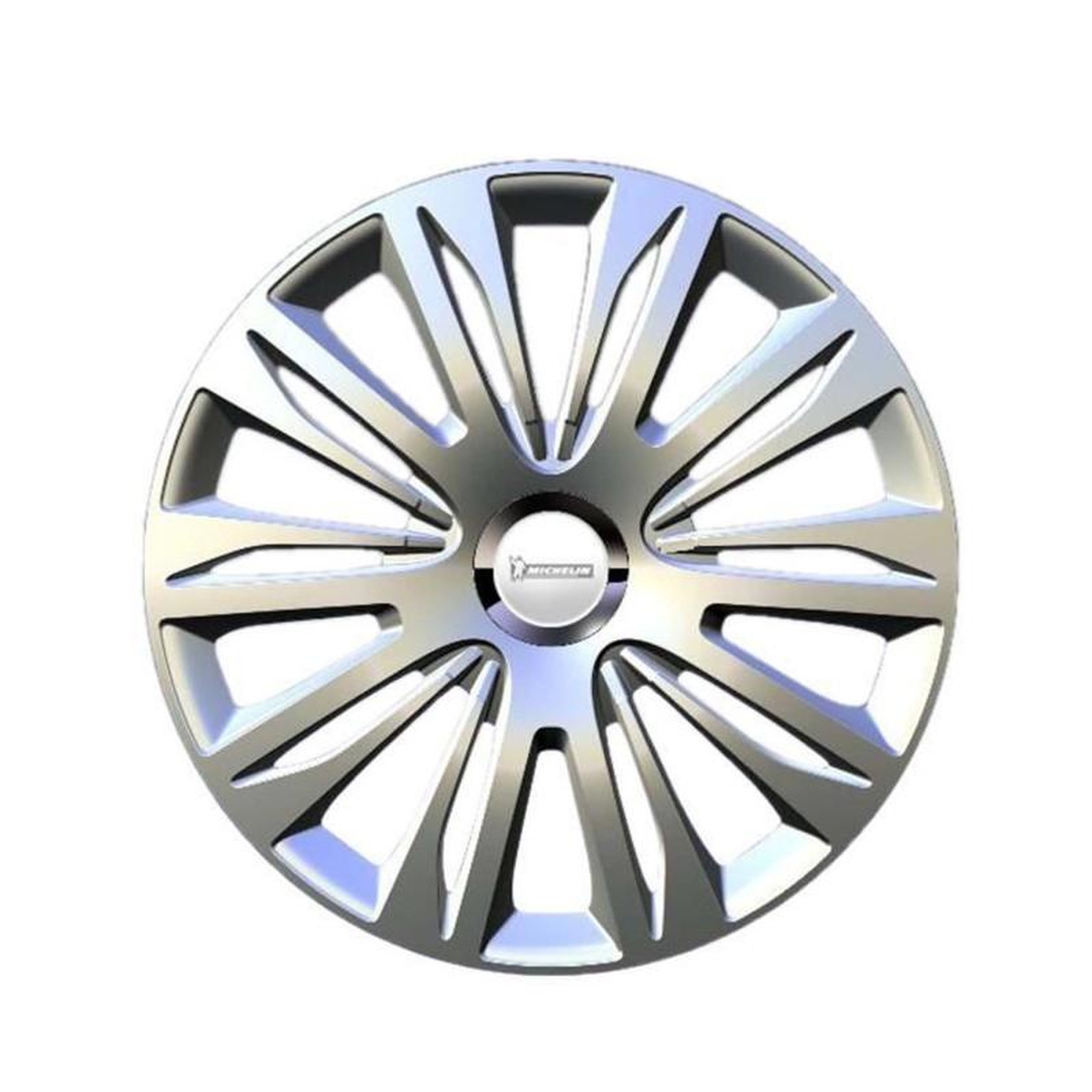 Voir la diapositive 2 : MICHELIN MICHELIN 4 enjoliveurs 16 Chrome NVS42