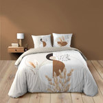 Douceur d'Intérieur Housse de couette 240x220 + 2 taies PAMPA 100% coton