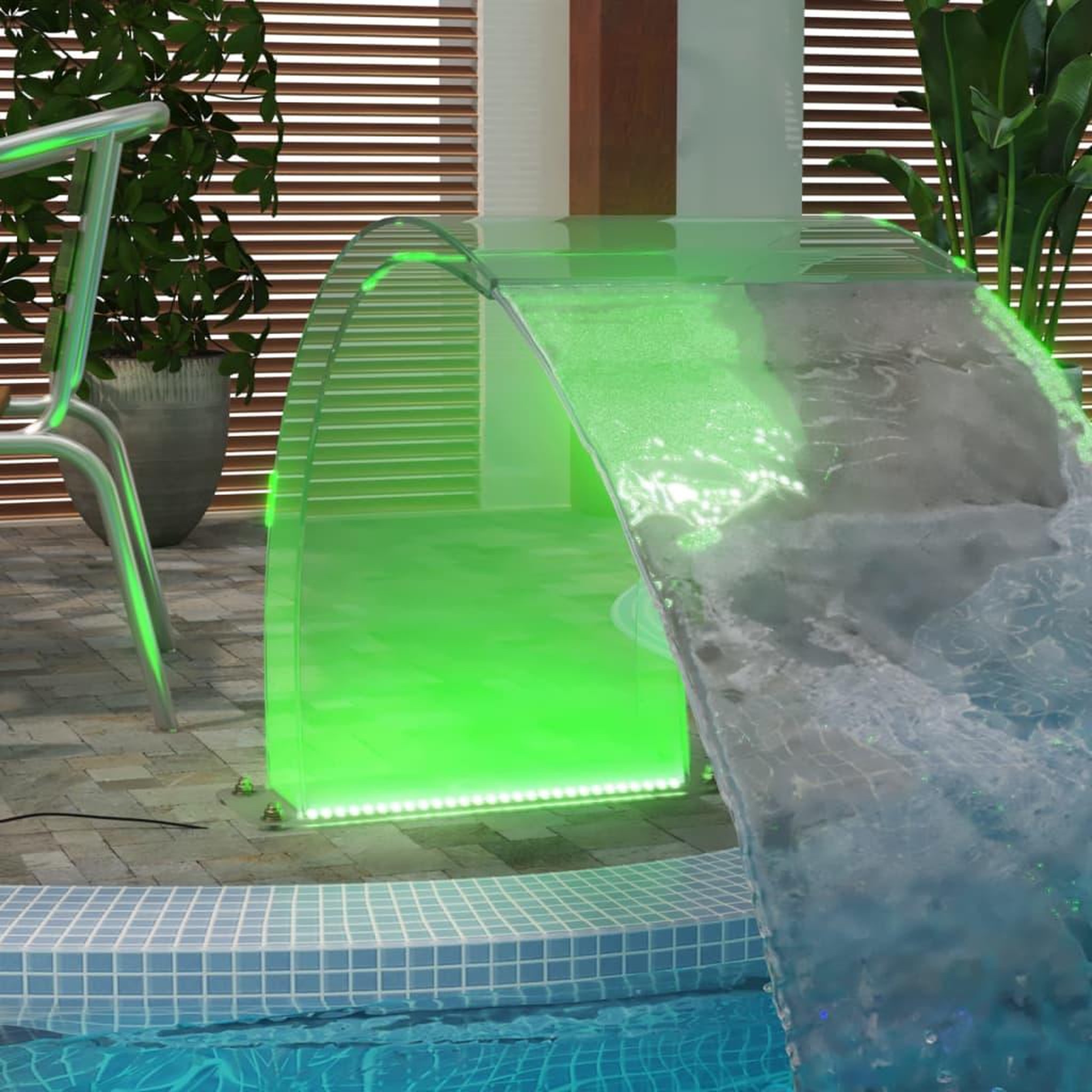 Voir la diapositive 4 : VIDAXL Fontaine de piscine avec LED RVB Acrylique 50 cm