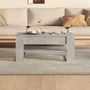 Voir la diapositive 5 : VIDAXL Table basse Gris beton 102x55x45 cm Bois d'ingenierie