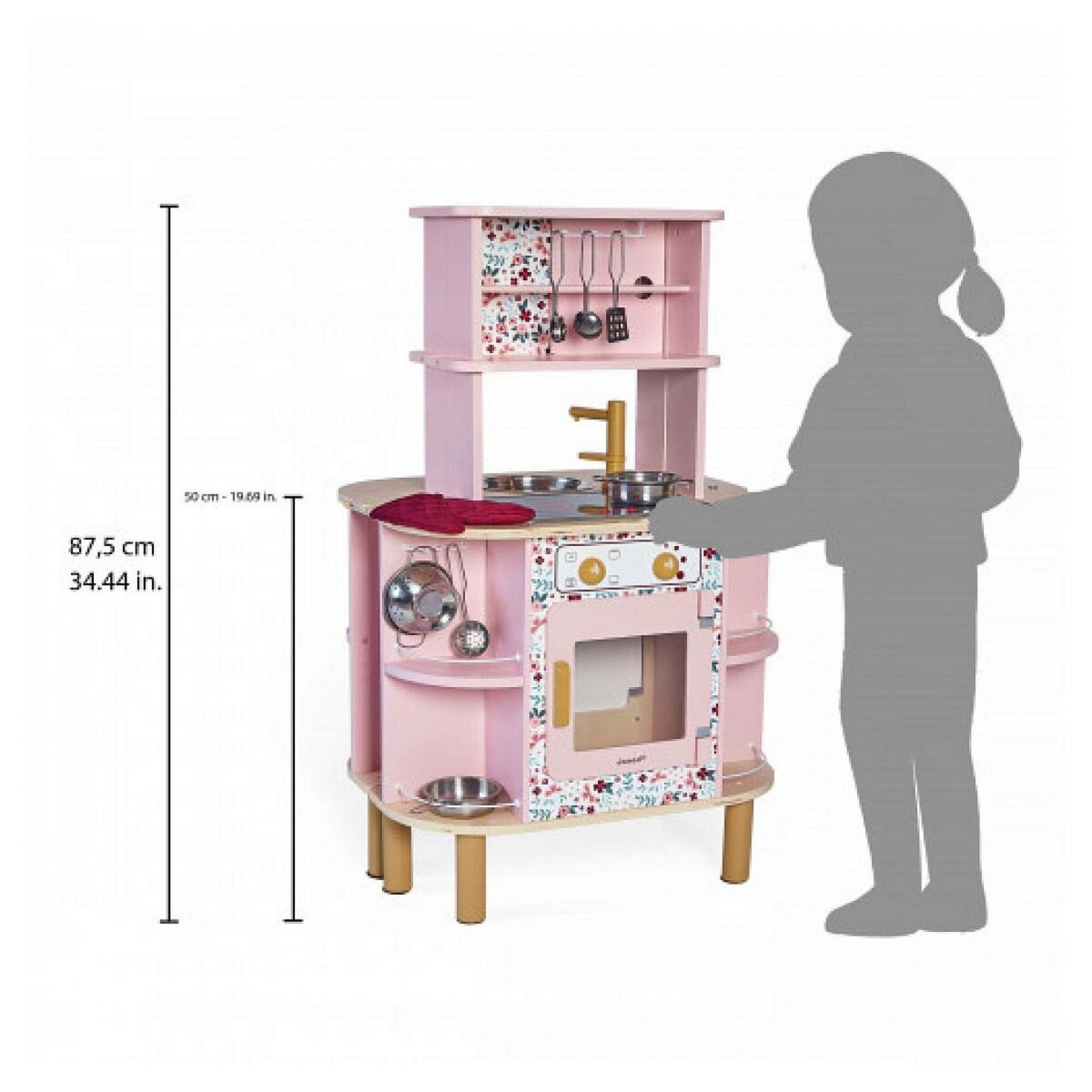 Juratoys-Janod Cuisine en Bois Twist avec Accessoires Éducatifs pour Enfants