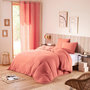 Voir la diapositive 1 : COTON PUR Parure de draps 4 pièces  Noah  Gaze de Coton pour lit 2 Places 160 cm