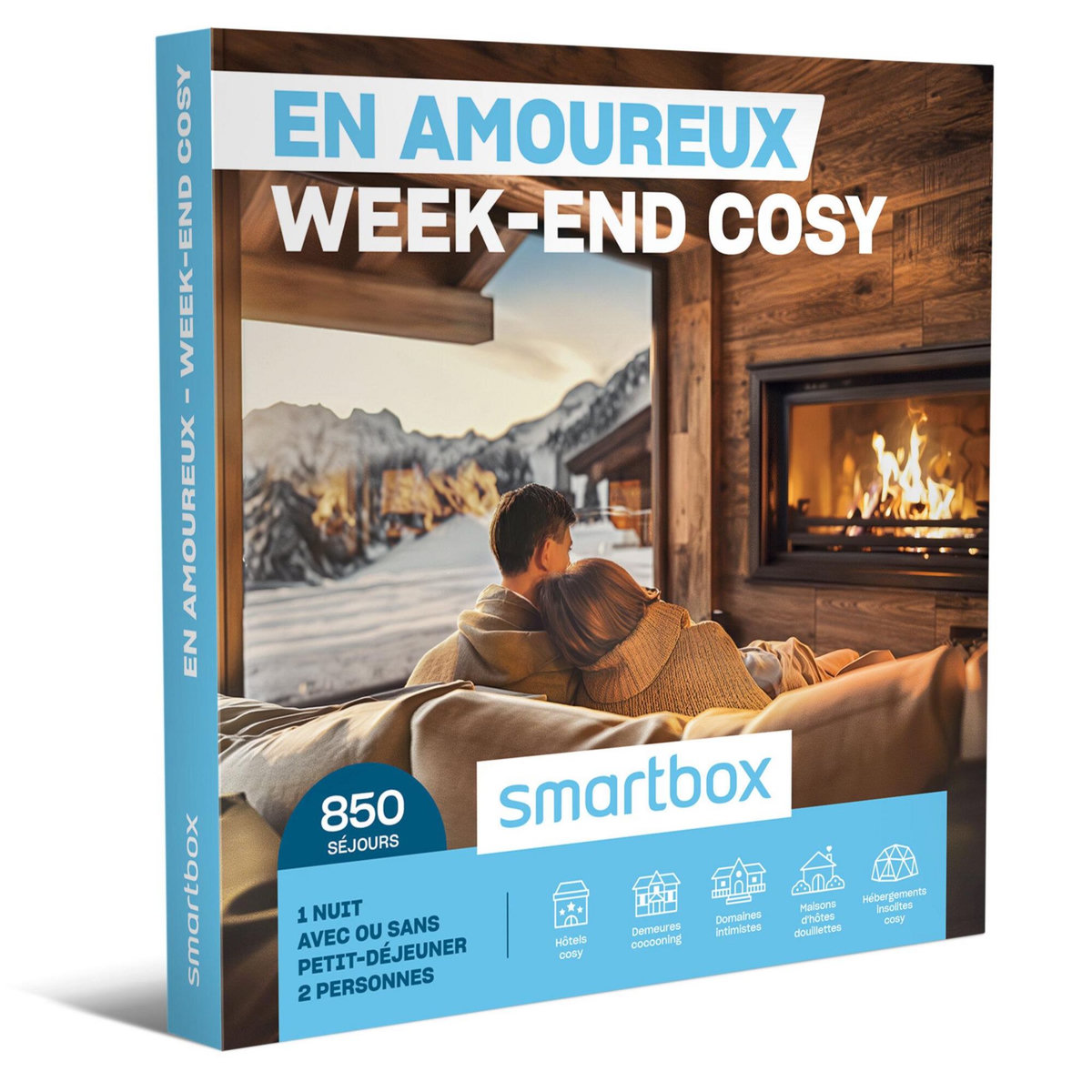 Smartbox En amoureux - Week-end cosy - Coffret Cadeau Séjour