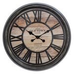 ATMOSPHERA Horloge Murale Design  Relief  50cm Naturel