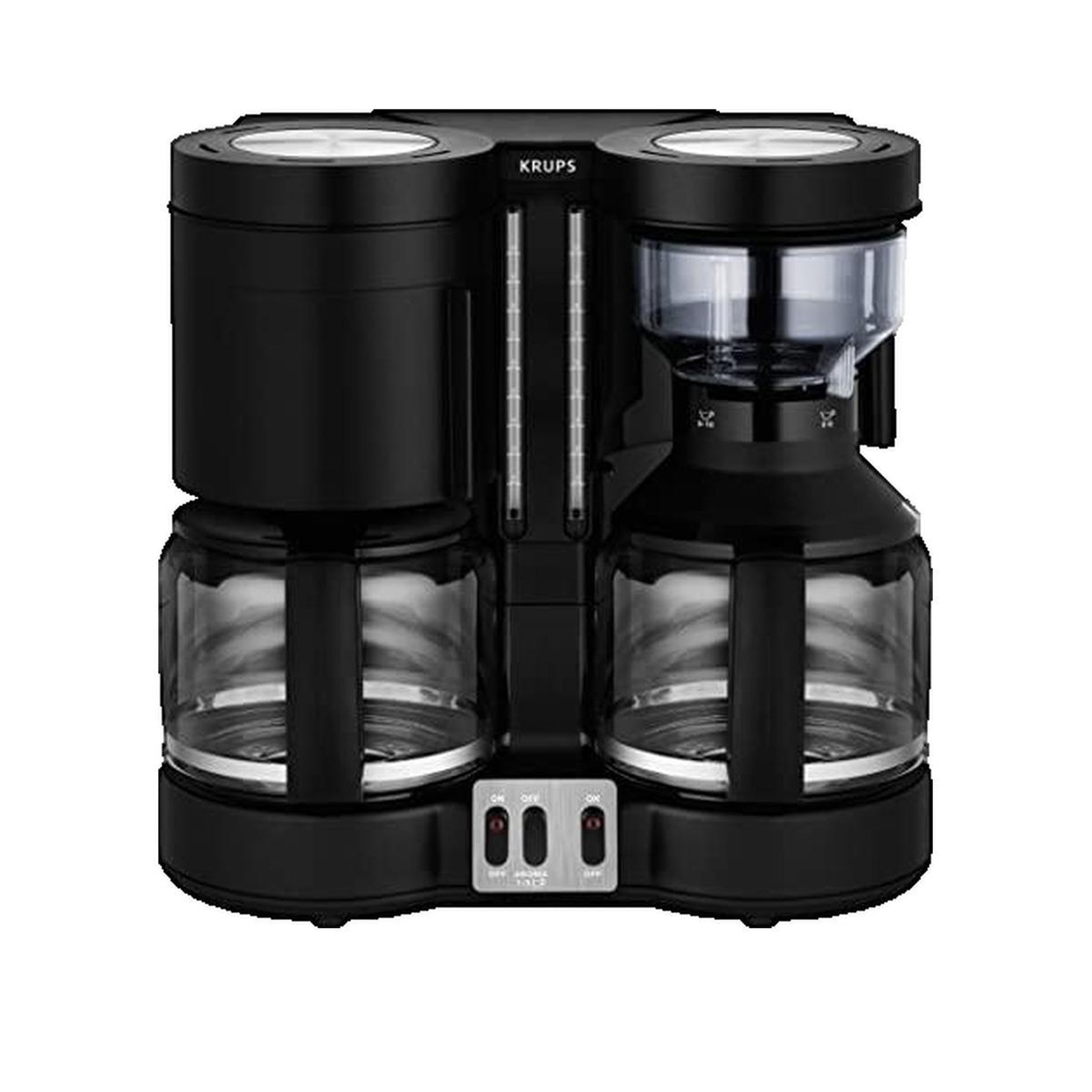 Voir la diapositive 2 : KRUPS Cafetière Krups Duothek Plus KM 8508 avec réservoir en verre