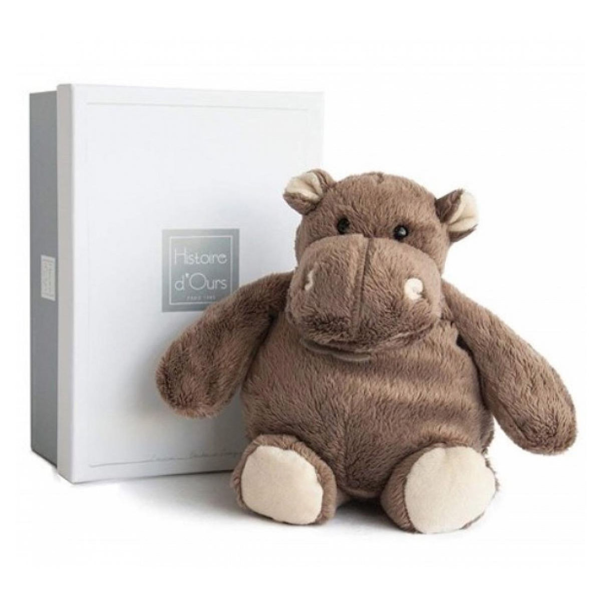 Histoire D'Ours Doudou Peluche Hippo Moyen 14cm