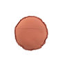 Voir la diapositive 2 : Paris Prix Coussin Rond Déco  Dentelle  40cm Marron