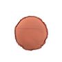 Voir la diapositive 2 : Paris Prix Coussin Rond Déco  Dentelle  40cm Marron